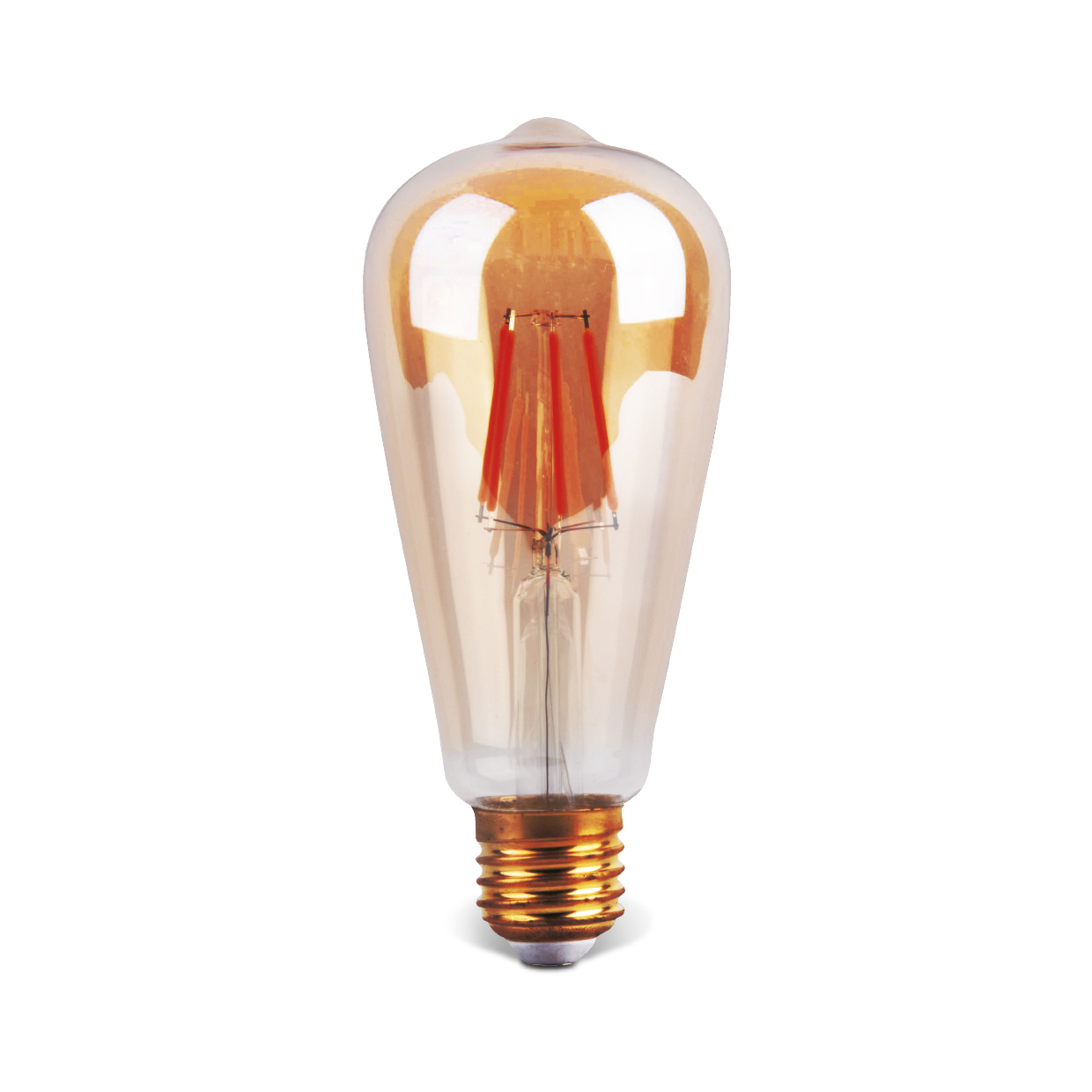 Bombillo vintage de fuente led st64 tipo pera para enroscar (rosca:e27) vinst644w Ecolite S.A.S - Bombillo vintage de fuente led st64 tipo pera para enroscar (rosca:e27) vinst644w