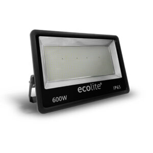 Reflector LED de 600W Ecolite con clasificación IP65, resistente al agua para iluminación exterior. Ecolite sas