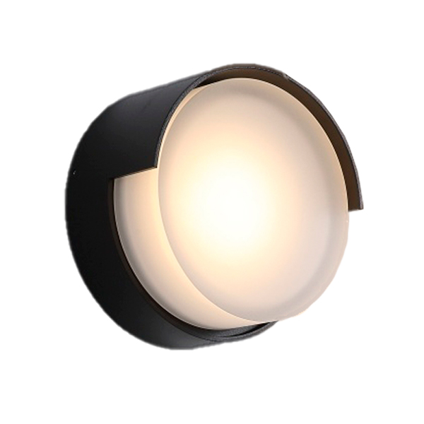 Aplique de pared LED redondo de sobreponer ecolite sas