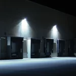 Reflector LED de 100W con sensor Ecolite clasificación IP65, resistente al agua para iluminación exterior