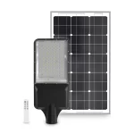 Luminaria Solar LED 80W para alumbrado público exterior en áreas urbanas y rurales