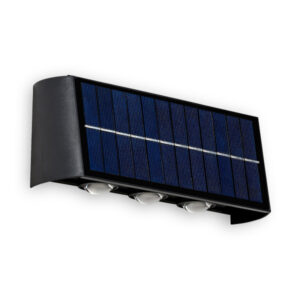 Aplique solar LED para exterior iluminación para jardines con energía solar