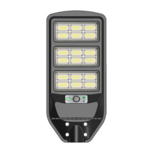 Lampara solar LED 120W para alumbrado público y exterior, ideal para calles y zonas rurales