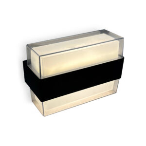 Ecolite S.A.S- Aplique Iluminación decorativa Negro 12W AP1