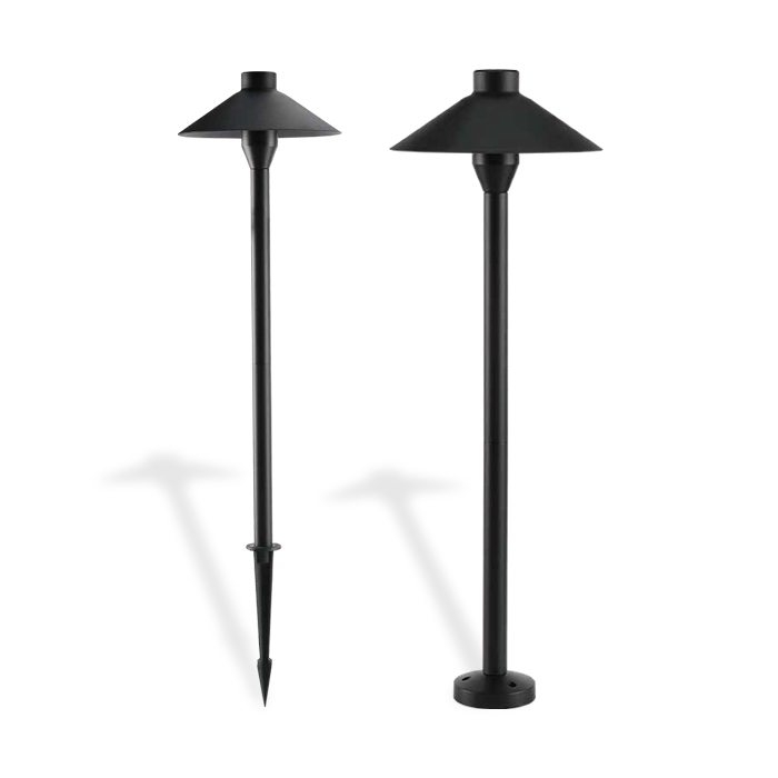 Ecolote - Poste Iluminación decorativa Negro 7W GRD7 Postes LED para exteriores proporcionan iluminación eficiente y elegante para caminos, jardines y patios, integrándose perfectamente en espacios al aire libre.