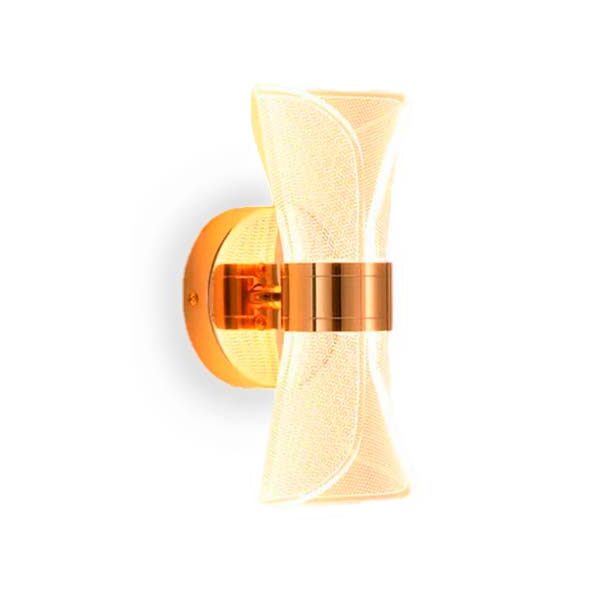 Ecolote - Aplique Iluminación decorativa Dorado 12W LEDLC0D-D-5 Ecolite S.A.S- Aplique Iluminación decorativa Dorado 12W LEDLC0D-D-5