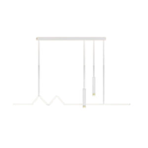 Ecolite S.A.S- Luminaria colgante Iluminación decorativa Blanco 32W LEDLC1C-1