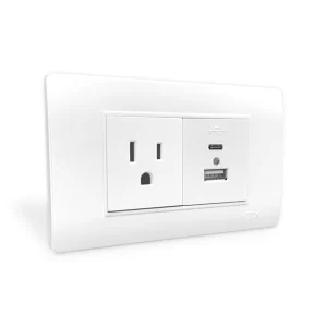 Tomacorriente + USB + USB-C